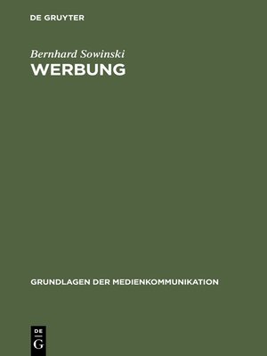 cover image of Werbung